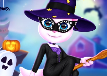 Cat Girl Halloween Preparation